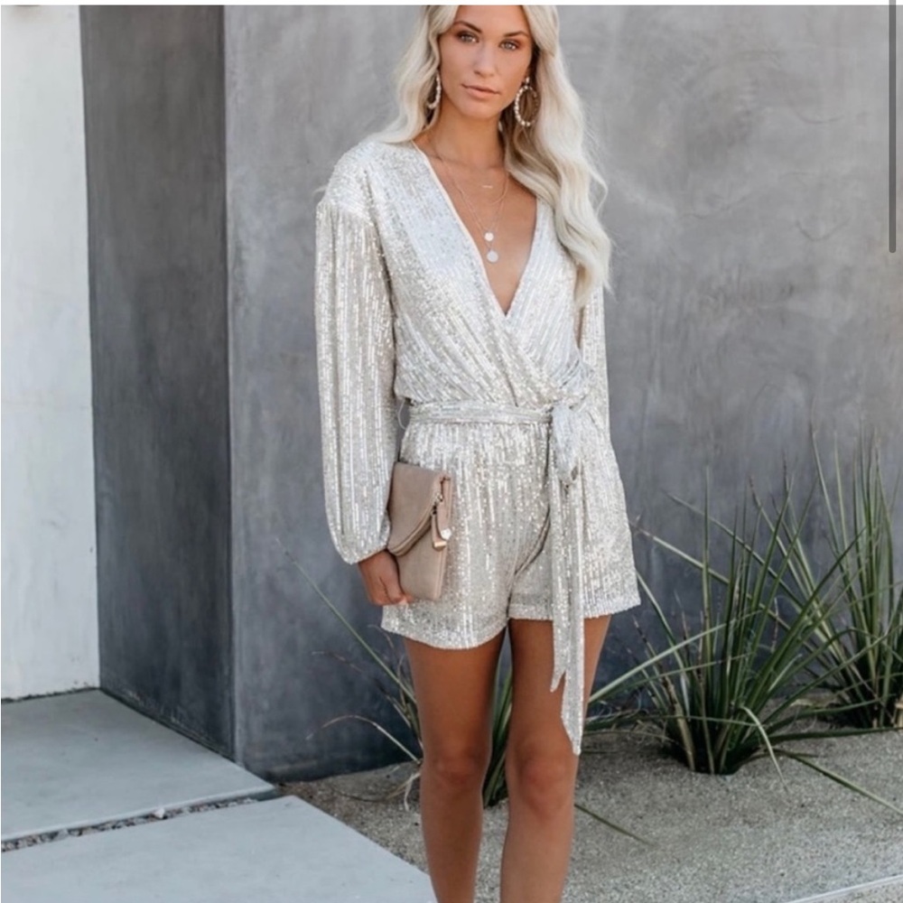 Sequin romper